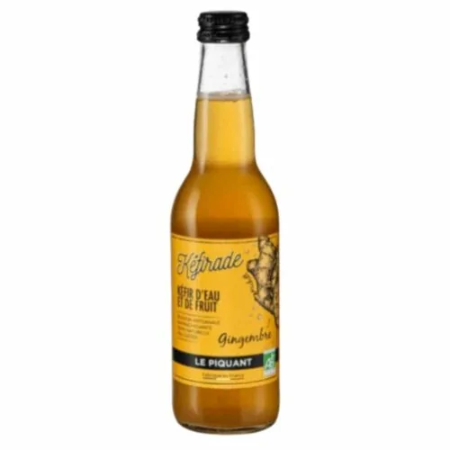 KEFIRADE Kefir D’eau et de Fruit le Piquant Gingembre Bio 330ml