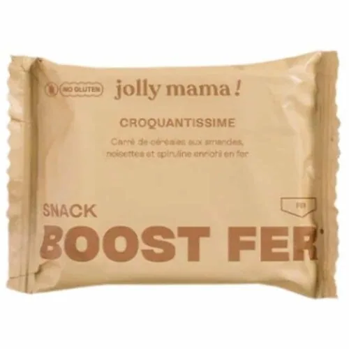 JOLLY MAMA Snack Boost Fer Croquantissime 45g