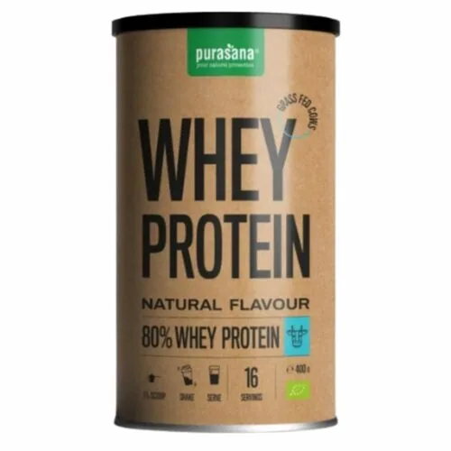 PURASANA Whey Protein 80% Poudre Bio 400g