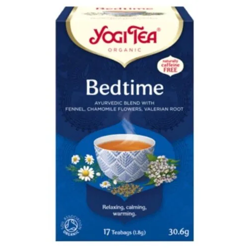 YOGI TEA Bonne Nuit Infusion Ayurvedique Fenouil, Camomille et Racine de Valeriane Sachets Bio 17u