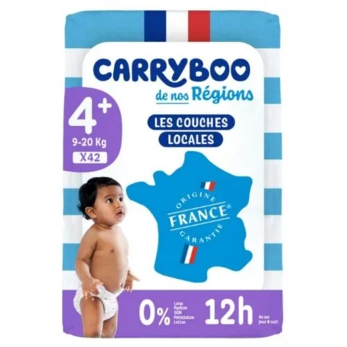 CARRYBOO Couches Bebes T4+ 9-20kg 12h 42u