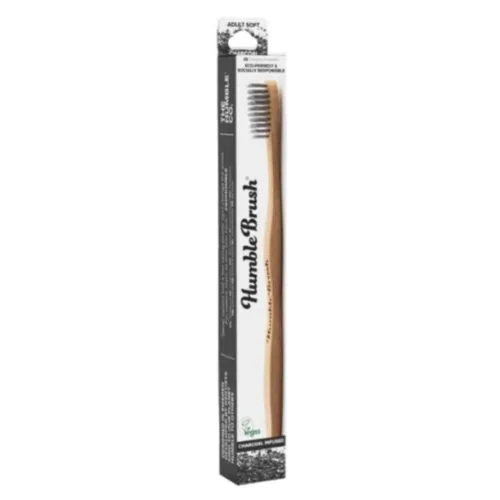 HUMBLE Brosse a Dents au Charbon en Bambou 1u