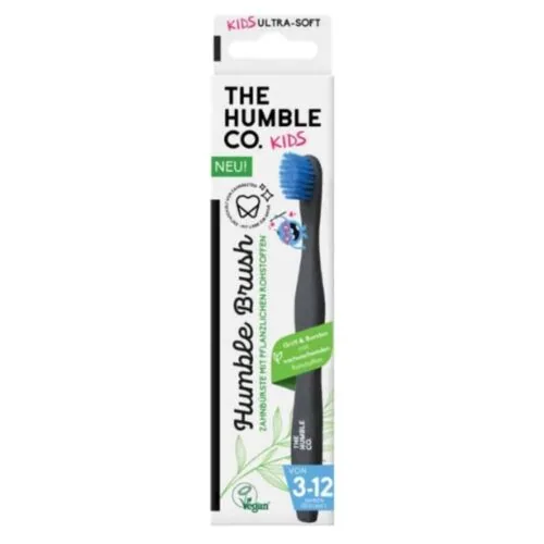 HUMBLE Kids Brosse a Dents a Base de Plantes Noire 1u