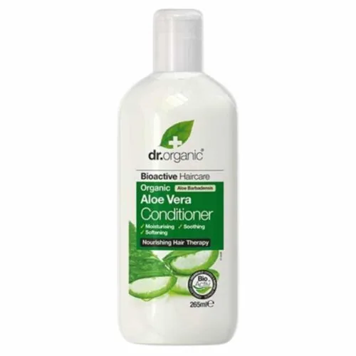 DR ORGANIC Apres-Shampoing Aloe Vera Apaisant Bio 265ml