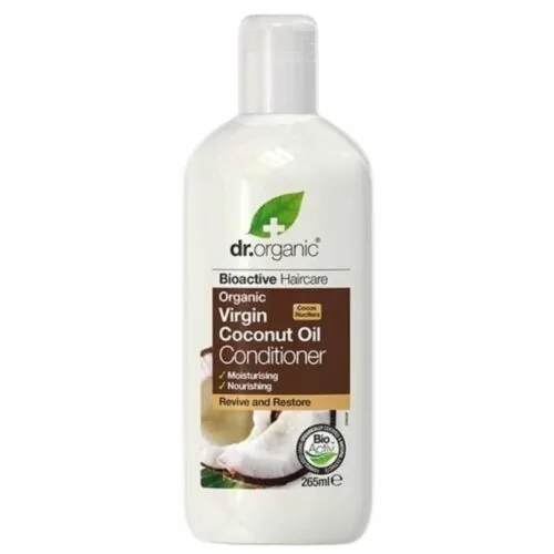 DR ORGANIC Apres-Shampoing Huile de Noix de Coco Vierge Nourrissant Bio 265ml