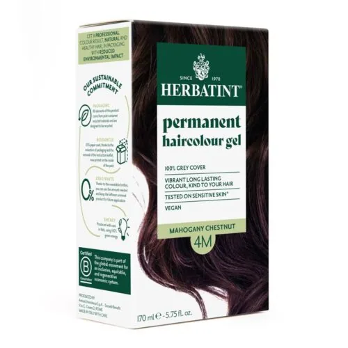 HERBATINT Coloration Cheveux Permanente 150ml 4m Chatain Acajou