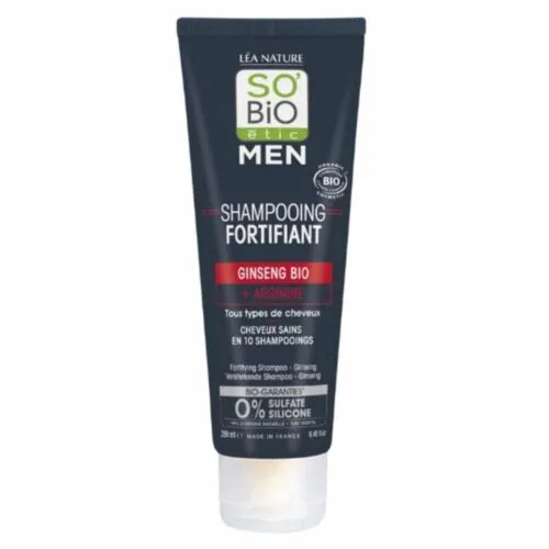 SO BIO Men Shampoing Fortifiant Ginseng et Arginine Bio 250ml