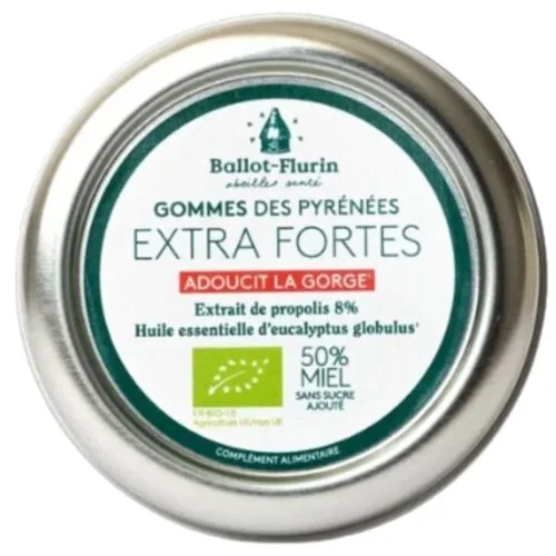BALLOT-FLURIN Gommes des Pyrenees Extra Fortes Bio 30g