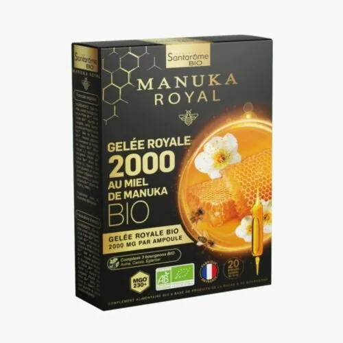 SANTAROME Gelee Royal Miel Manuka 2000mg 20 Ampoules
