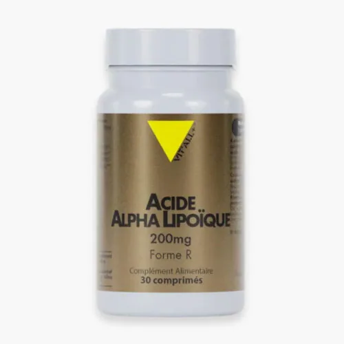 VITALL+ Acide Alpha Lipoique 200mg Forme R 30 Comprimes