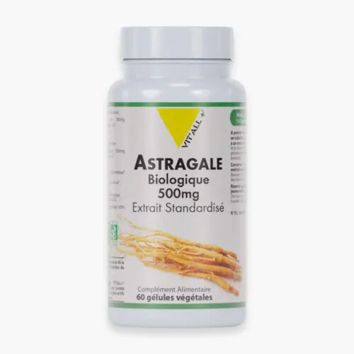 VITALL+ Astragale Biologique 500mg Extrait Standardise 60 Gelules