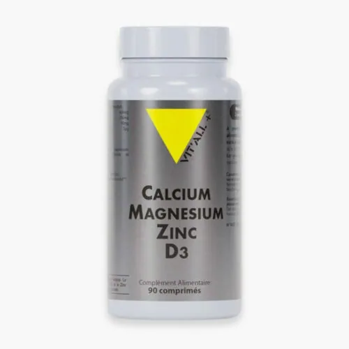 VITALL+ Calcium, Magnesium, Zinc et D3 90 Comprimes