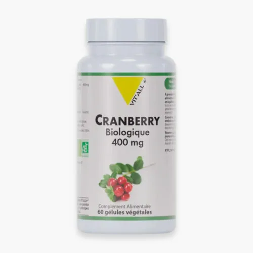 VITALL+ Cranberry Biologique 400mg 30 Gelules