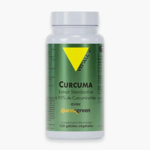 VITALL+ Curcuma 250mg Extrait Standardise 95% de Curcuminoides 60 Gelules