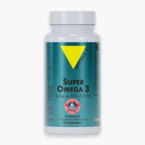 VITALL+ Super Omega 3 1000mg Riche en EPA et DHA 30 Capsules