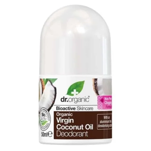 DR ORGANIC Deodorant Huile de Noix de Coco Vierge Bio 50ml