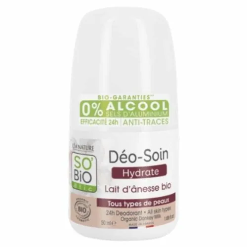 SO BIO Deo-Soin Deodorant Hydrate Lait D’anesse Bio 50ml