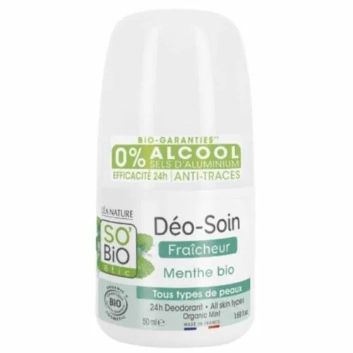SO BIO Deo-Soin Deodorant Fraicheur Menthe Bio 50ml