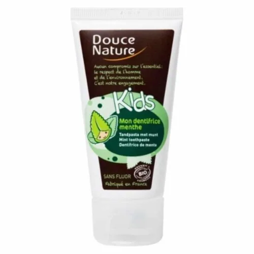 DOUCE NATURE Kids Dentifrice Menthe sans Fluor Bio 50ml