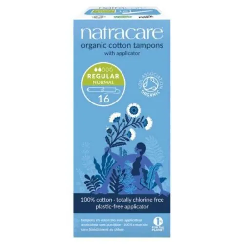 NATRACARE Tampons Normal avec Applicateur Bio 16u