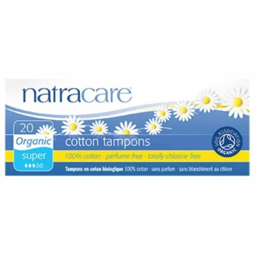 NATRACARE Tampons Super Bio 20u