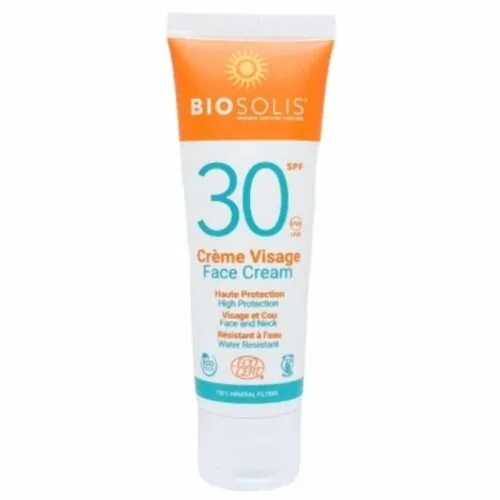 BIOSOLIS Creme Visage SPF30 Bio 50ml