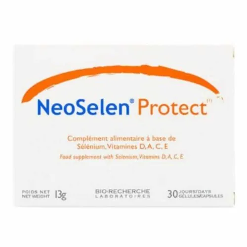 BIO-RECHERCHE Neoselen Protect Selenium, Vitamines D, A, C, E, 90 Gelules