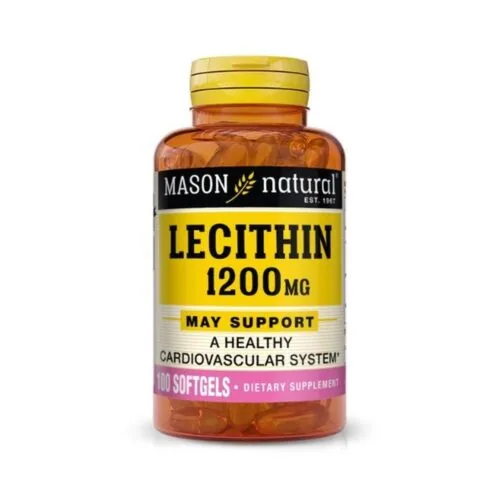 MASON NATURAL Lecithin 1200mg 100 Softgels
