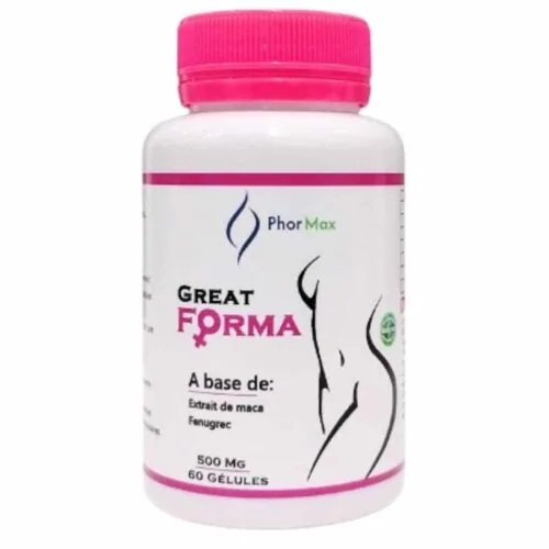 PHORMAX Great Forma Extrait de Maca et Fenugrec 500mg 60 Gelules
