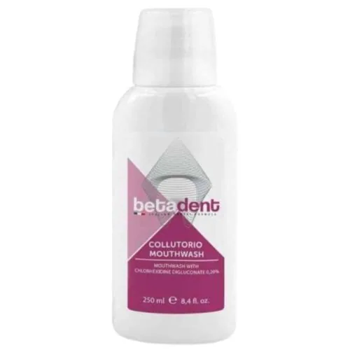 BETADENT Bain de Bouche avec 0,2% Chlorhexidine 250ml