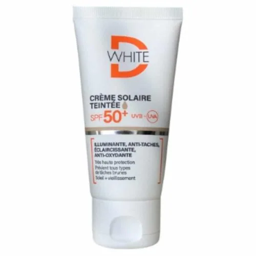 DERMALLIANCE D-White Creme Solaire Teinte Medium SPF50+ 50ml