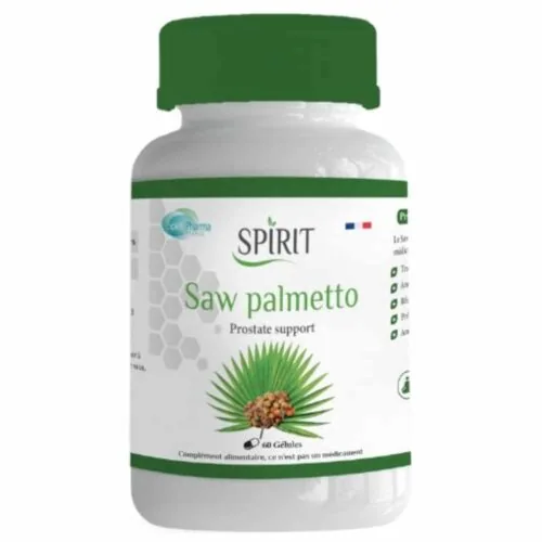 SPIRIT PHARMA Saw Palmetto Support de la Prostate 60 Gelules