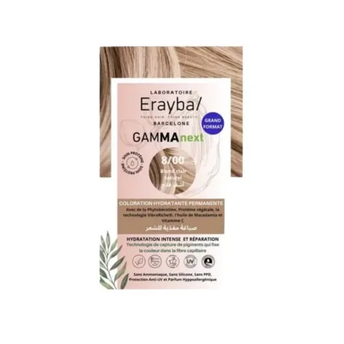 ERAYBA Gamma Coloration 8/00+ Blond Clair Intense