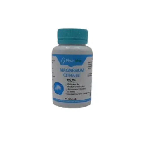PHORMAX Magnesium Citrate 60 Gelules