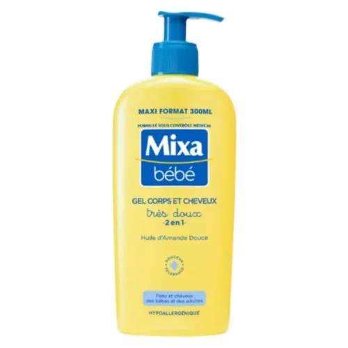 MIXA Gel Tres Doux 2 en 1 Corps et Cheveux 300ml