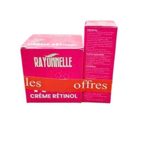 RAYONNELLE Serum Retinol 30ml+Creme Retinol 50g Pack