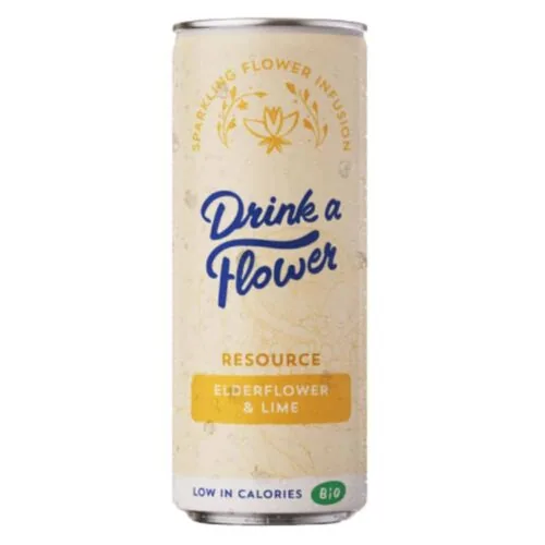 DRINK A FLOWER Limonade Resource Sureau et Citron Bio 250ml