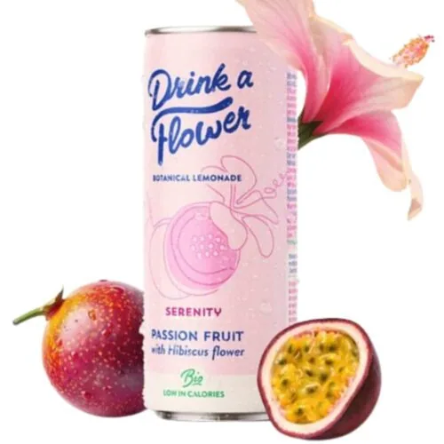 DRINK A FLOWER Limonade Serenity Fruit de la Passion Bio 250ml