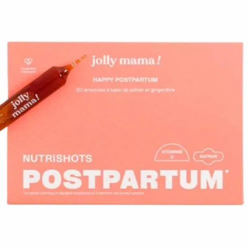 JOLLY MAMA Happy Postpartum 20 Ampoules Nutishots Postpartum