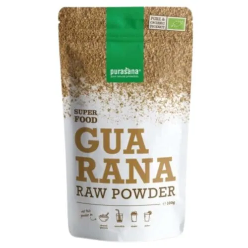 PURASANA Poudre de Guarana Bio 100Gr Purasana