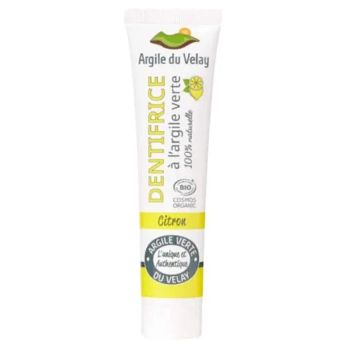 VELAY Dentifrice a L’argile Verte Gout Citron Bio 75ml