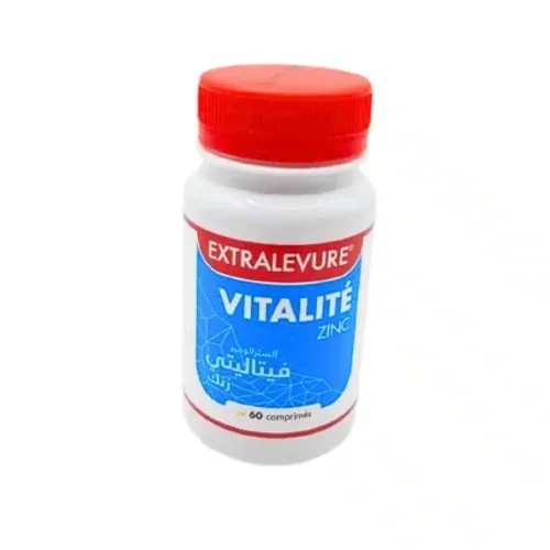 EXTRALEVURE Vitalite Zinc 60 Comprime