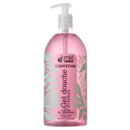 MKL Cosmethik Gel Douche Fleurs de Cerisiers Bio 1l