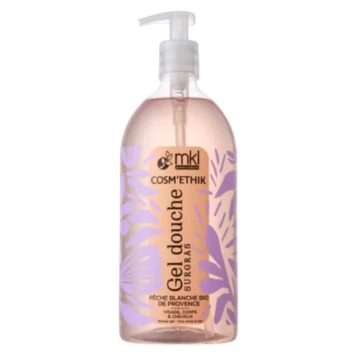 MKL Cosmethik Gel Douche Peche Blanche Bio de Provence 1l