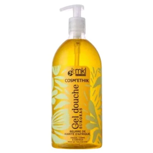 MKL Cosmethik Gel Douche Beurre de Karite Bio 1l