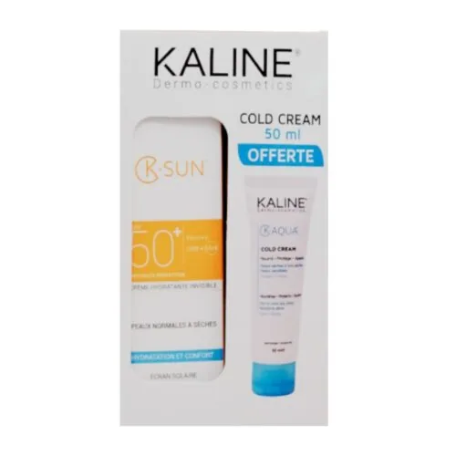 KALINE K.sun Ecran Invisible PNS 50ml+K.aqua Cold Creme Pack