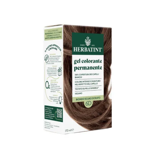 HERBATINT Soin Colorant 6D Blond Fonce Dore 170ml