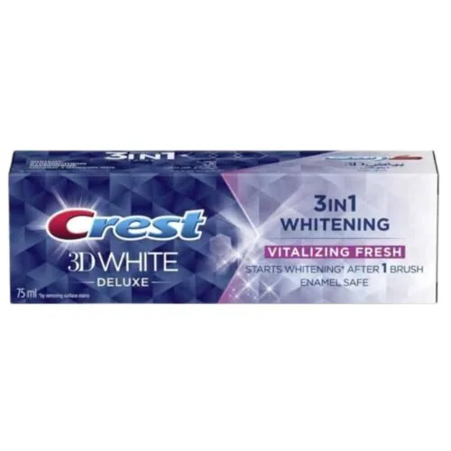 CREST 3d White Deluxe 3en1 Vitalizing Fresh 75ml