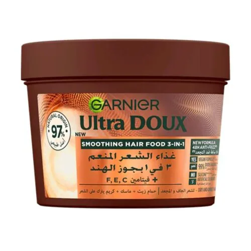 GARNIER Ultra Doux Hair Food Smoothing 390ml