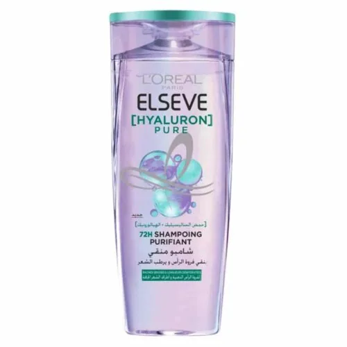 ELSEVE Hyaluron Pure Shampoing Purifiant 72h 400ml